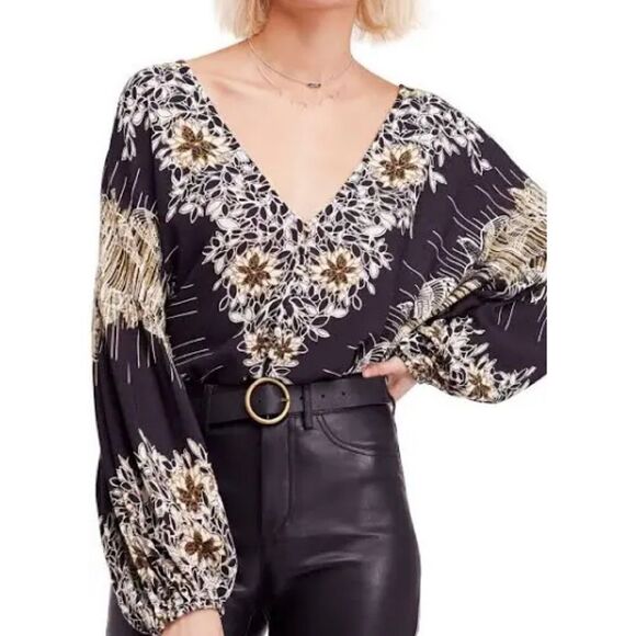 Free People Birds of a Feather Top Small - Picture 1 of 7